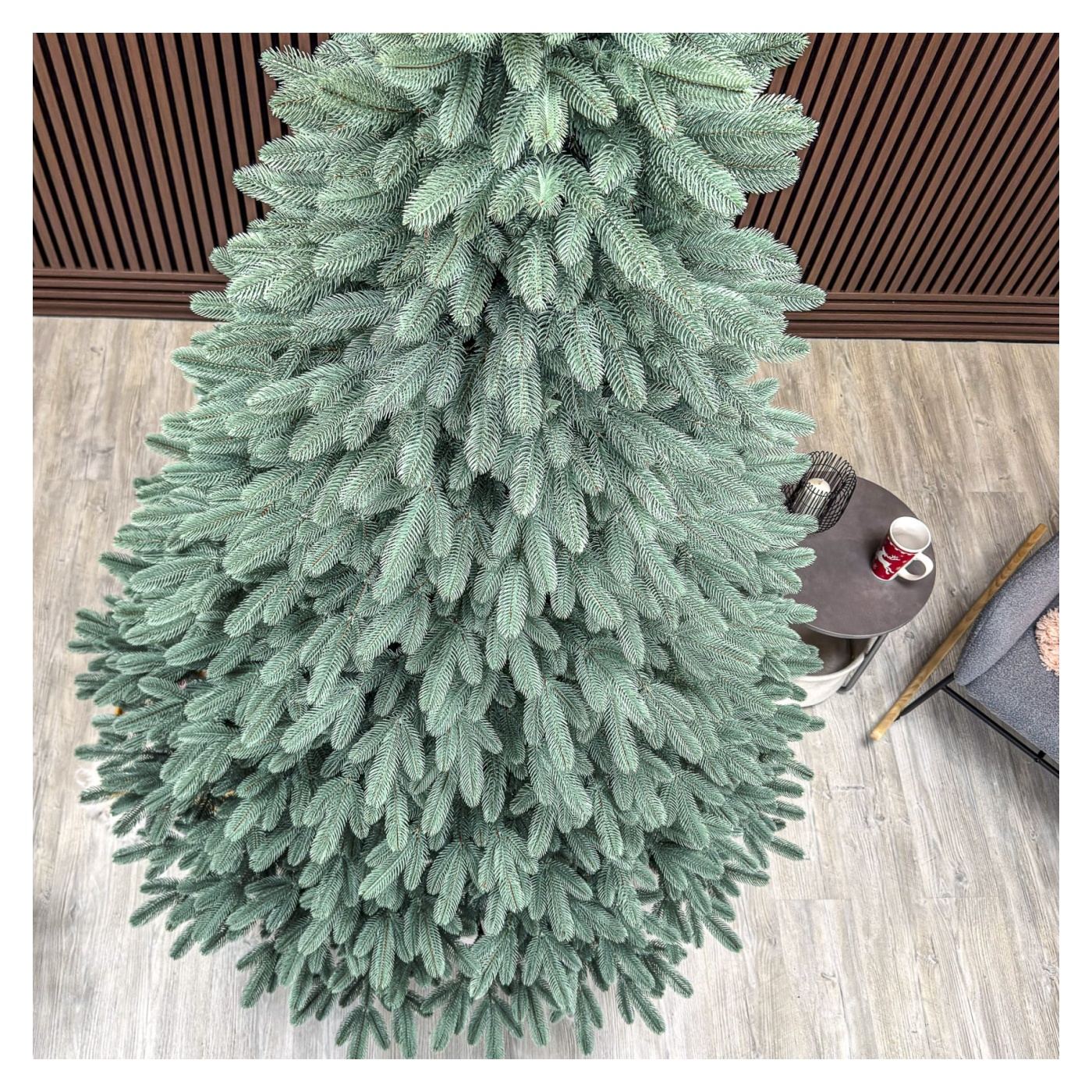 Brad karácsonyfa Deluxe, Laponia Select ezüst, 250cm - 2
