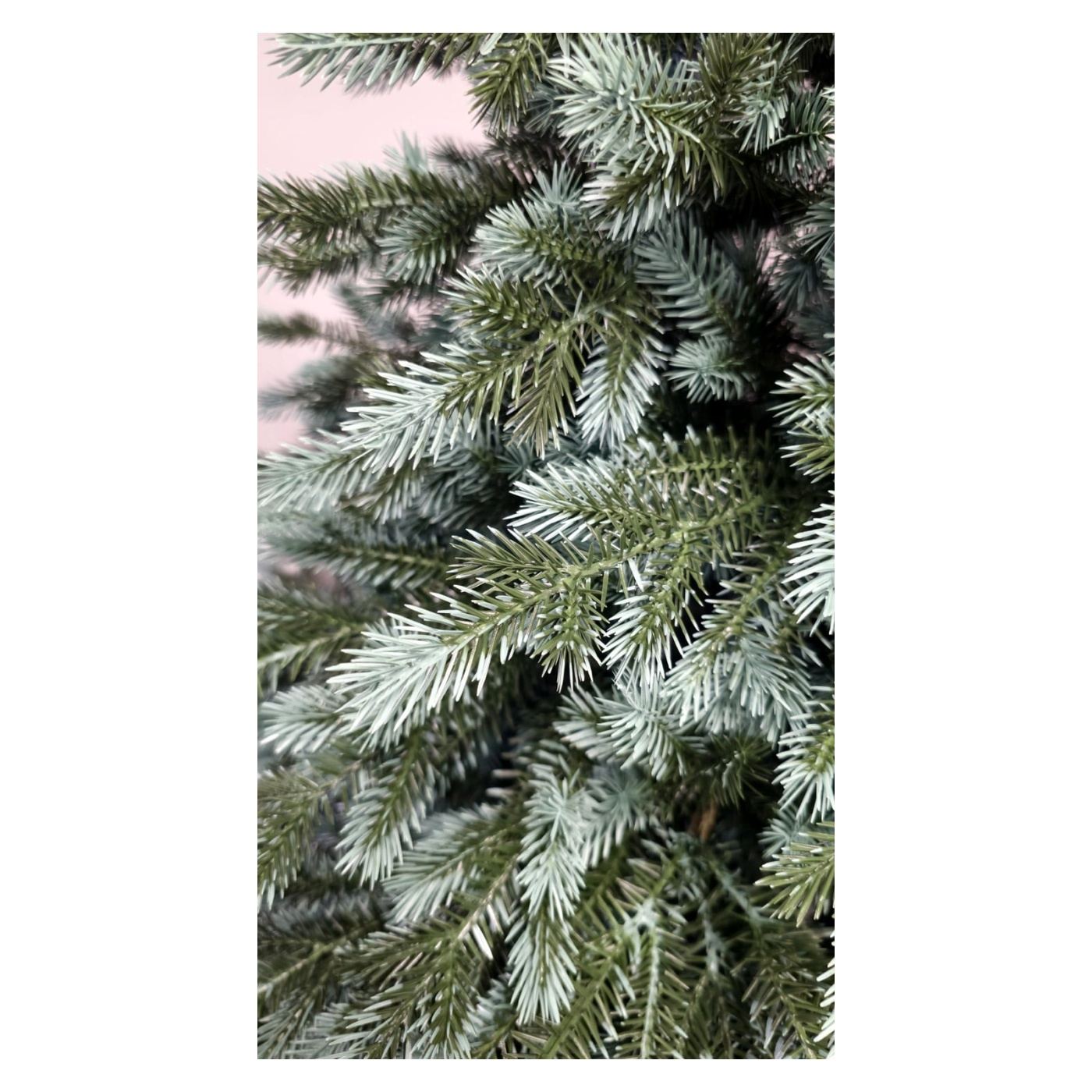Műkarácsonyfa Deluxe, Alaska Select Ezüst Zöld, Teljesen 3D, 180 cm - 10
