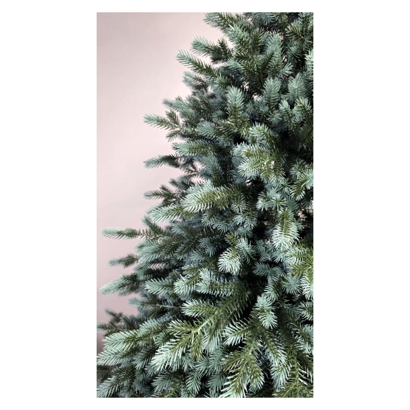 Műkarácsonyfa Deluxe, Alaska Select Ezüst Zöld, Teljesen 3D, 180 cm - 8