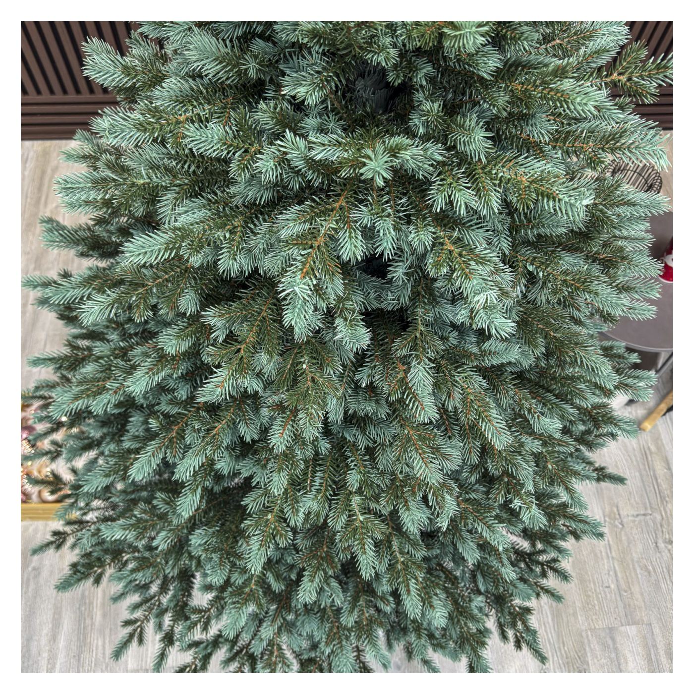 Műkarácsonyfa Deluxe, Alaska Select Ezüst Zöld, Teljesen 3D, 180 cm - 4
