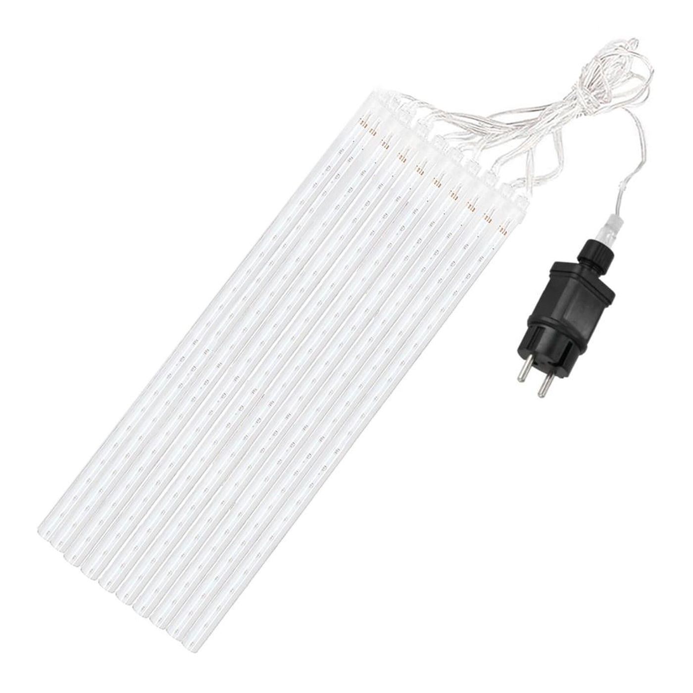 Karácsonyi fényfüzér, 10 cső, 50 cm, 480 LED, meteor zuhatag, kék - 5