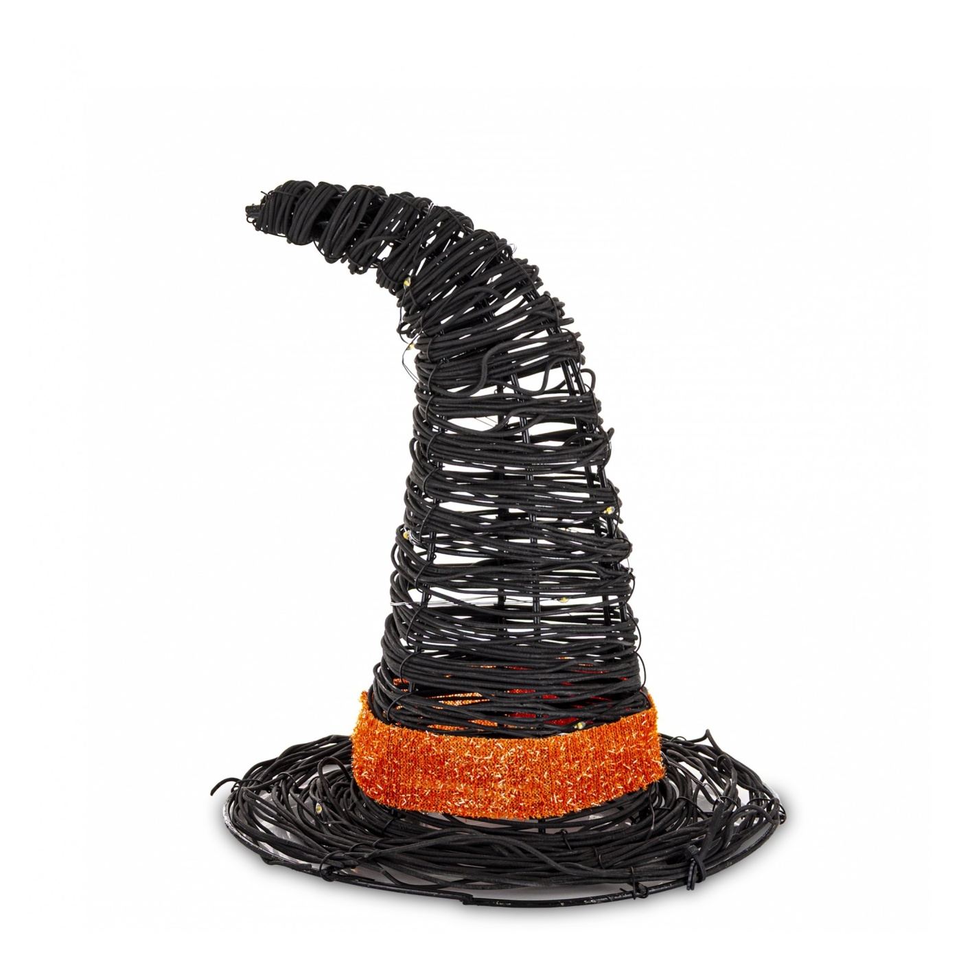 Dekoráció boszorkánykalap, LED-del, 25x22x22 cm - 3