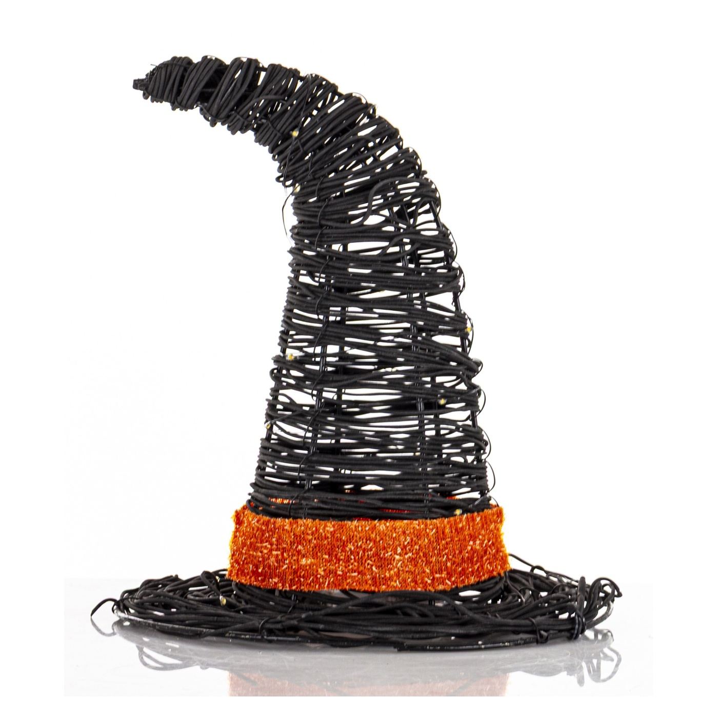 Dekoráció boszorkánykalap, LED-del, 25x22x22 cm - 4
