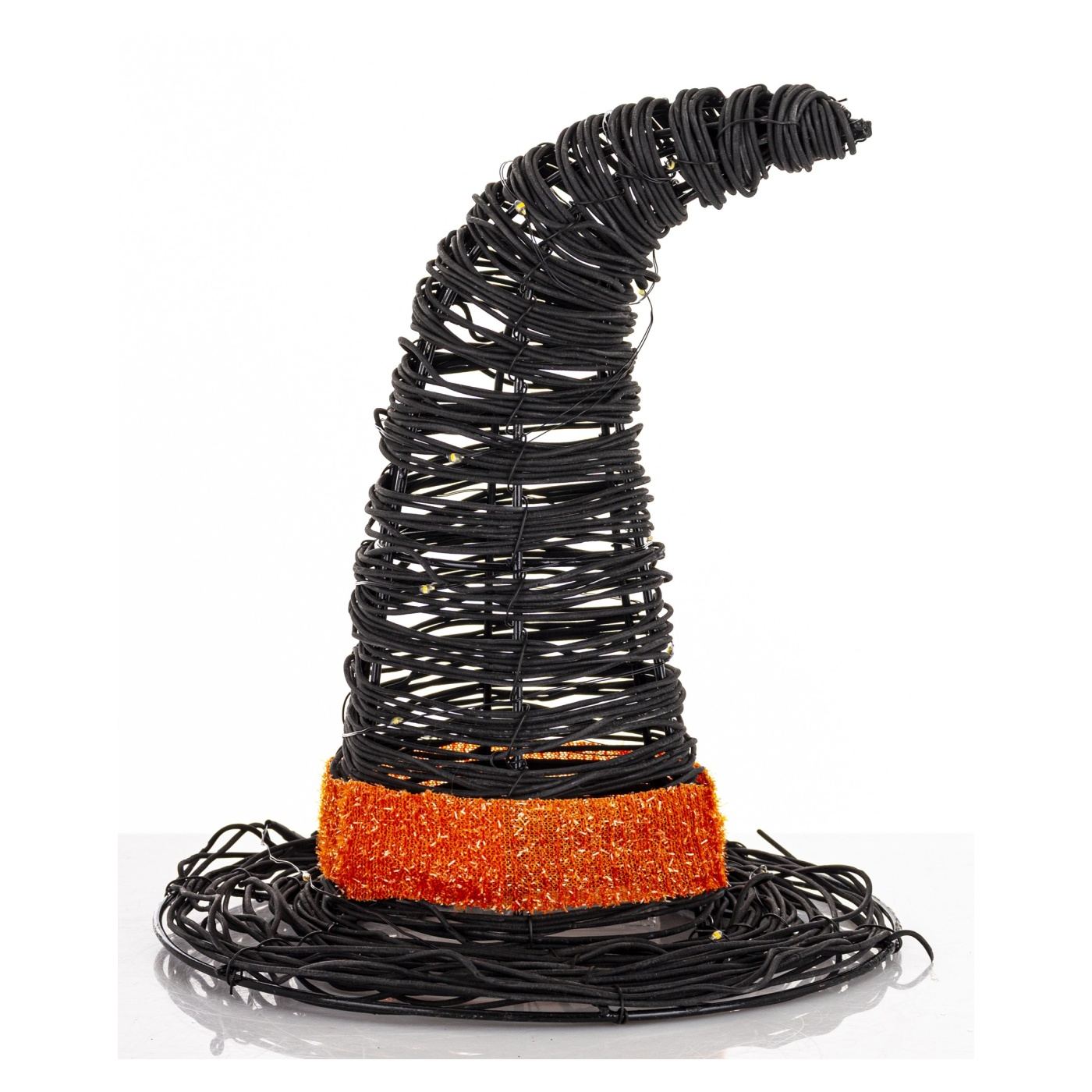 Dekoráció boszorkánykalap, LED-del, 25x22x22 cm - 6