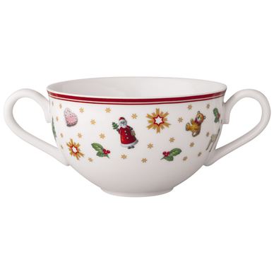 Ceașcă pentru supa Toy delight-Villeroy and Boch, porțelan, alb/rosu, 0.25 l - 449459