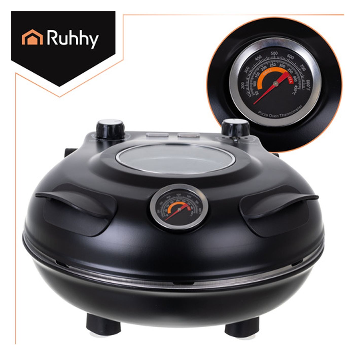 Ruhhy Elektromos Pizza Sütő 26050 – Mini Pizza Sütő - 11