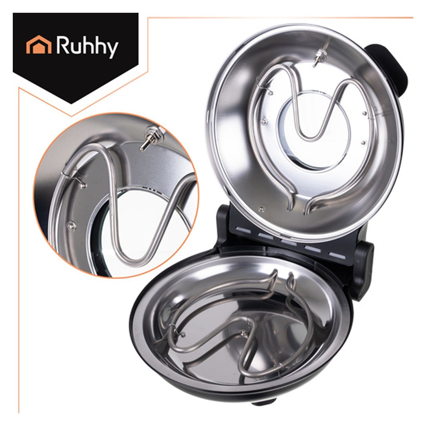 Ruhhy Elektromos Pizza Sütő 26050 – Mini Pizza Sütő - 19