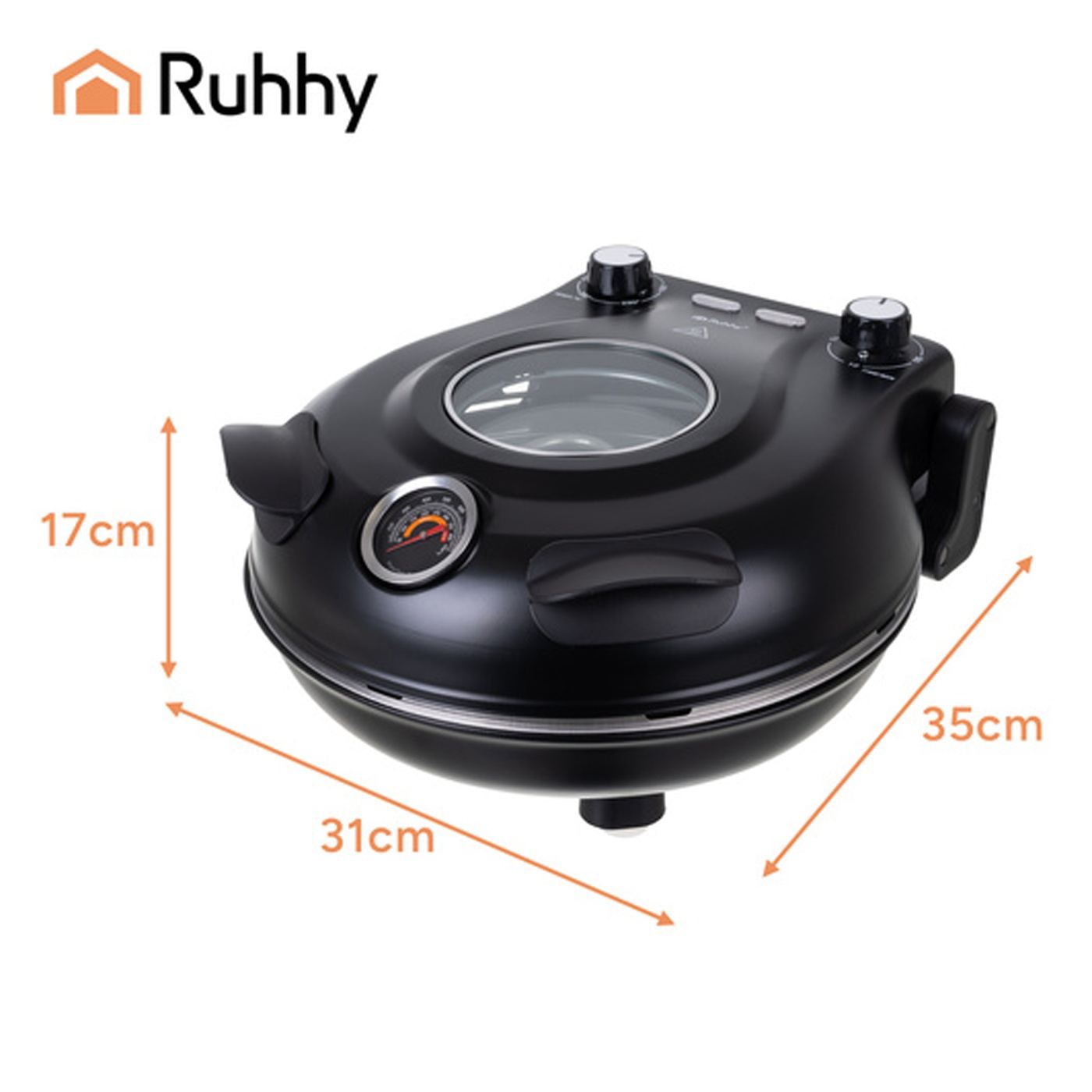 Ruhhy Elektromos Pizza Sütő 26050 – Mini Pizza Sütő - 21