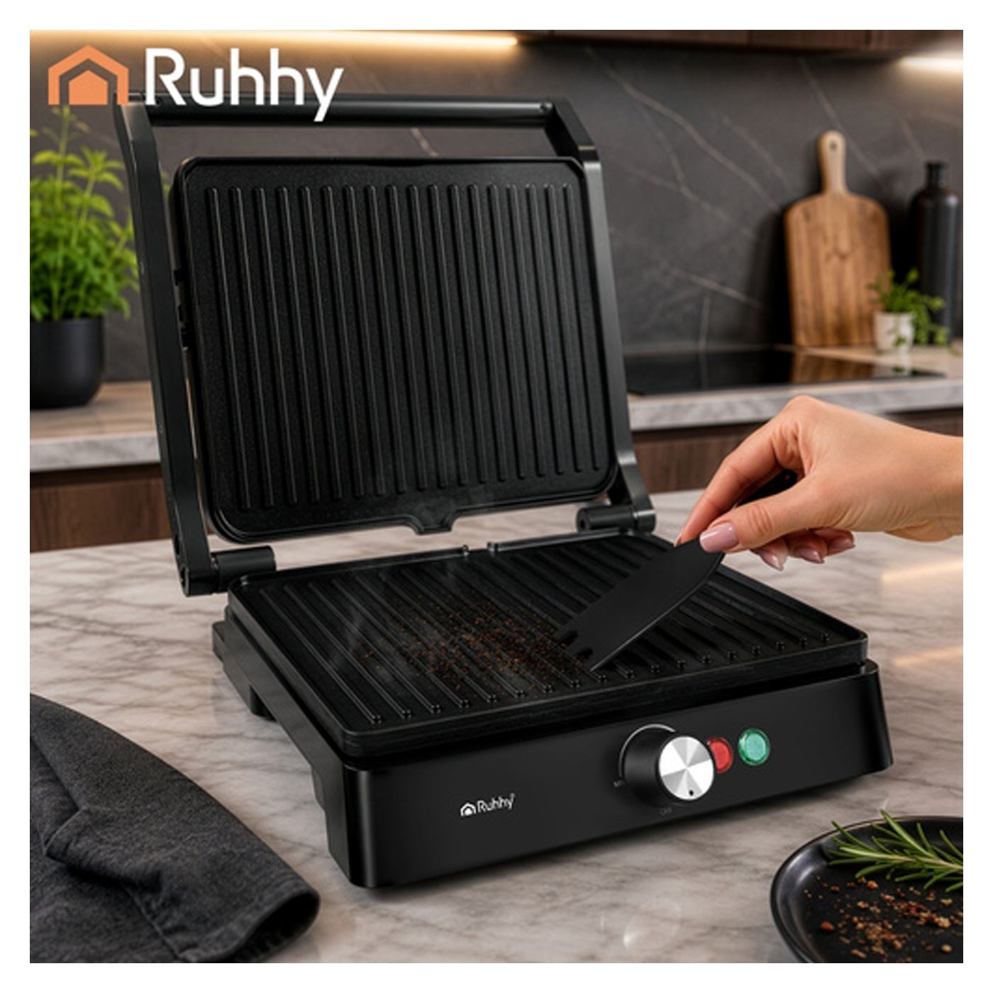 Elektromos kontaktgrill Ruhhy 26176 2000W – Szendvicssütő - 7