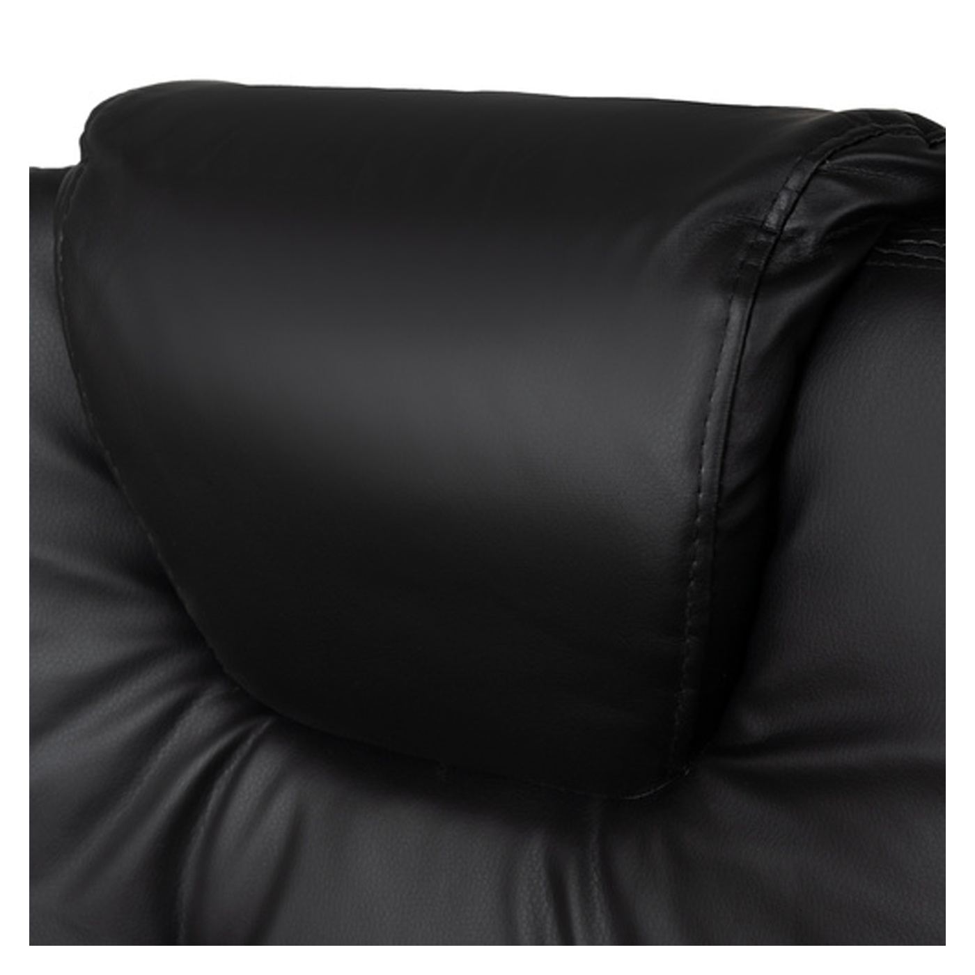 Irodai szék lábtartóval Malatec 26195 – Fekete ergonomikus szék - 8