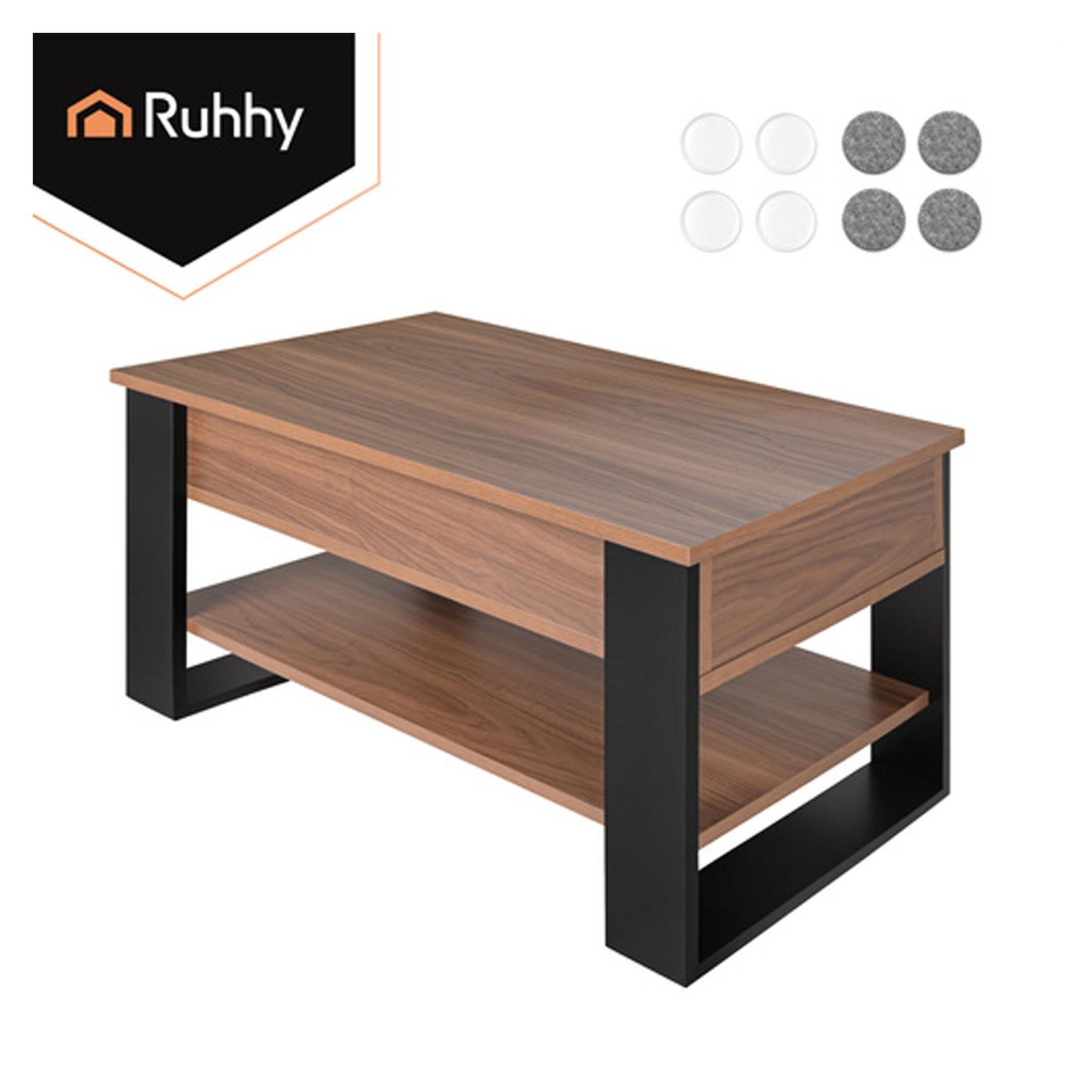 Ruhhy dohányzóasztal 92x51x45 cm – Nappali asztal - 9