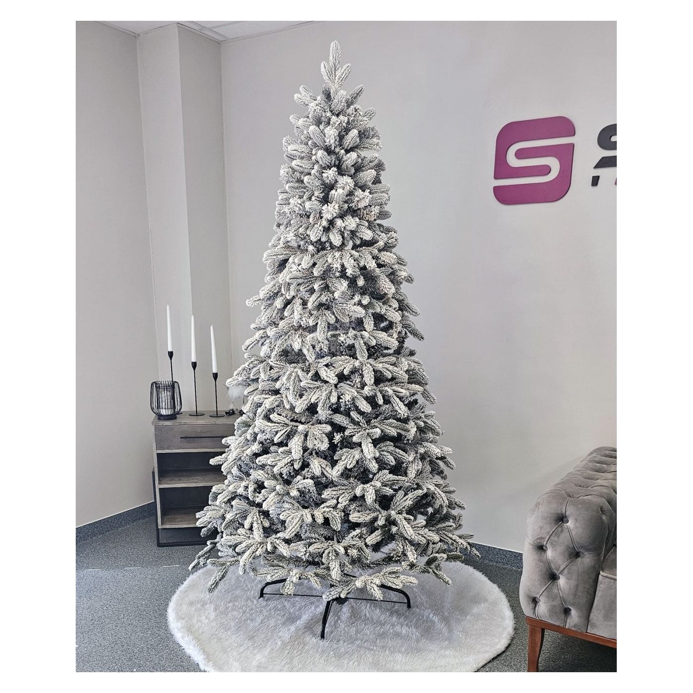 Műkarácsonyfa Deluxe, Global Snow, Mix 2D+3D, 210cm - 4
