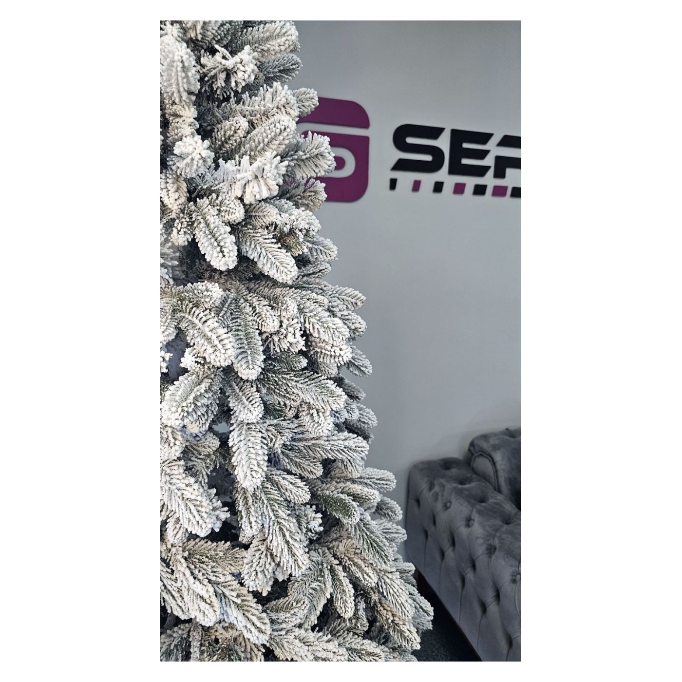 Műkarácsonyfa Deluxe, Global Snow, Mix 2D+3D, 210cm - 8