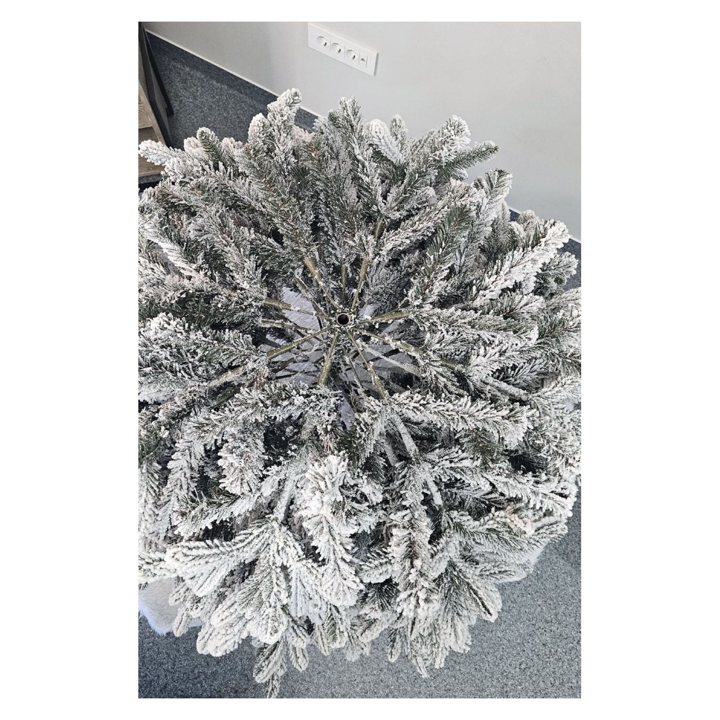 Műkarácsonyfa Deluxe, Global Snow, Mix 2D+3D, 210cm - 15