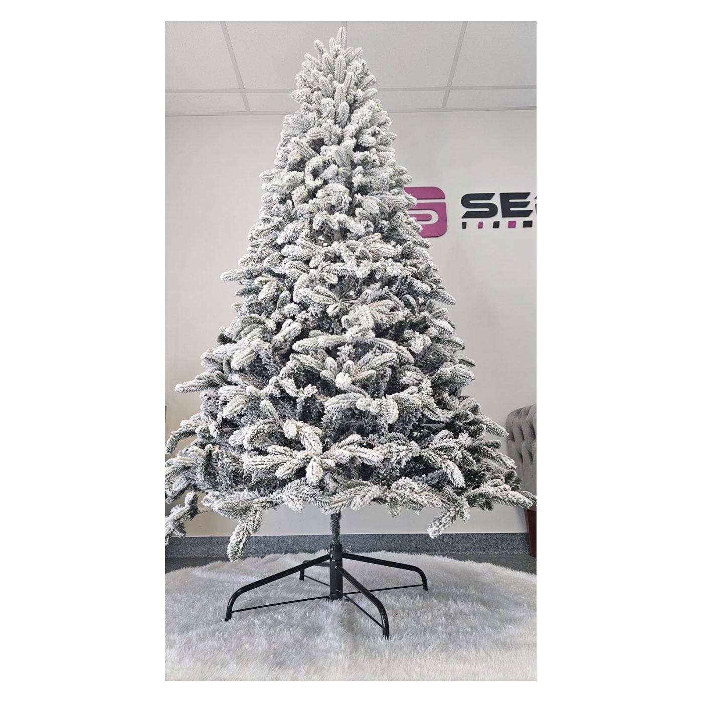 Műkarácsonyfa Deluxe, Global Snow, Mix 2D+3D, 210cm - 20