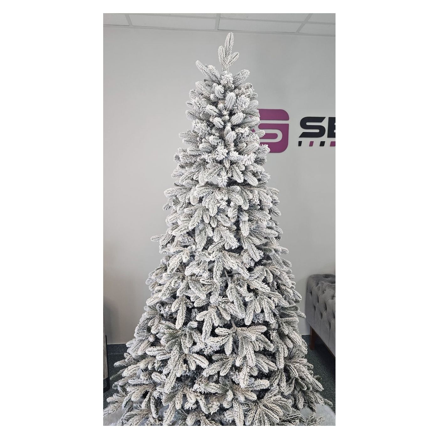 Műkarácsonyfa Deluxe, Global Snow, Mix 2D+3D, 210cm - 21