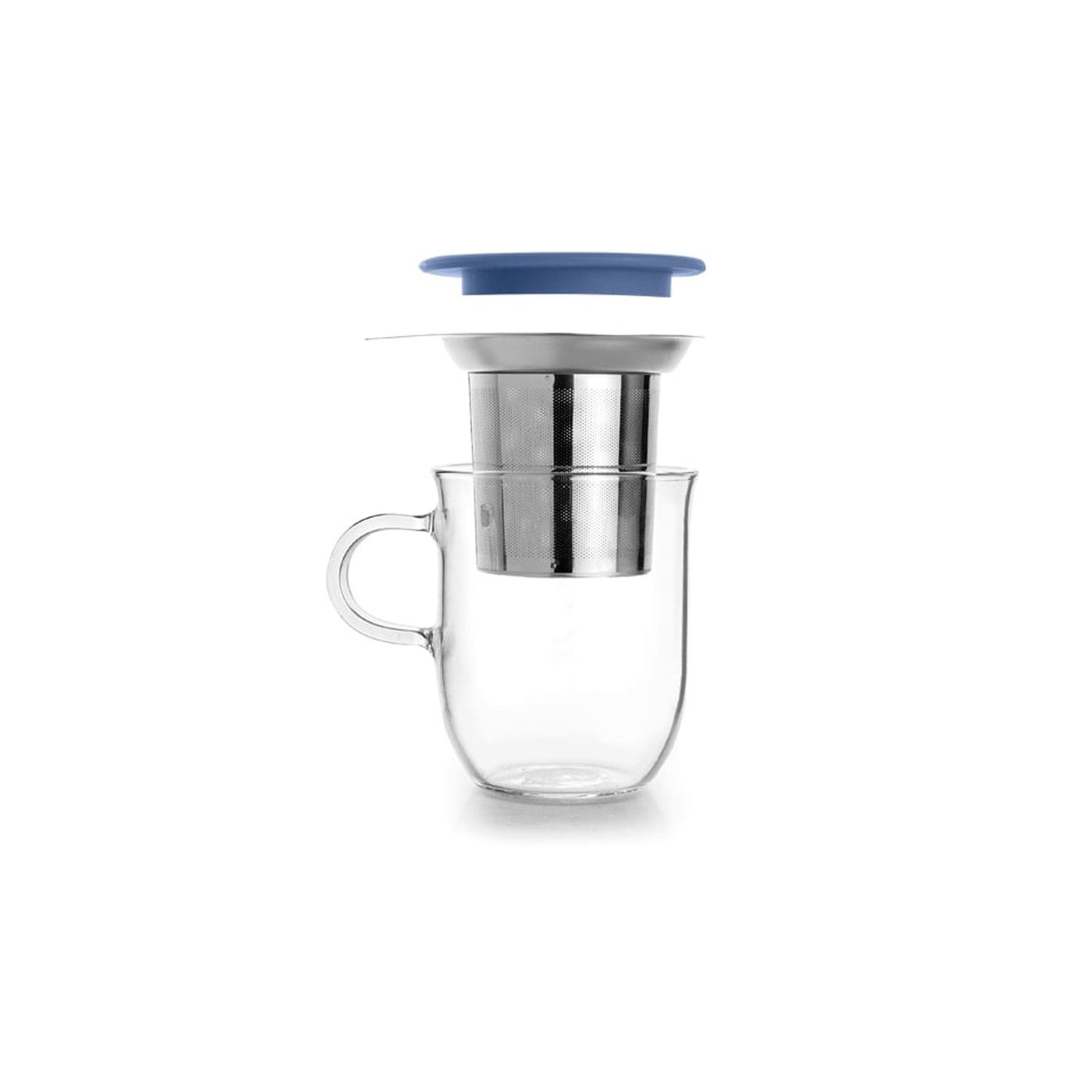 Ibili üveg teáscsésze infúzióval és fedéllel, 450 ml, átlátszó - 2