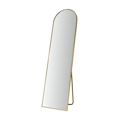 Oglindă decorativă de podea ramă metalica aramiu 150x40 cm — imaginea 2
