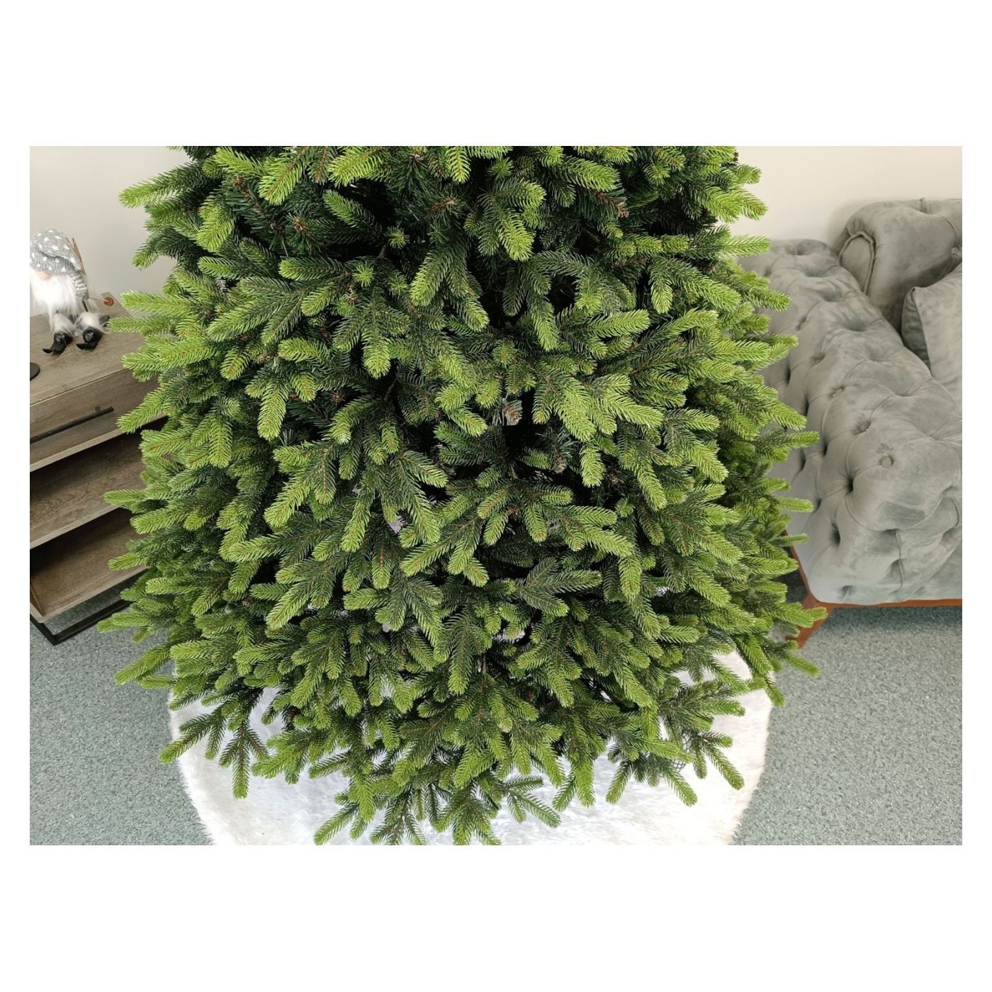 Műfenyő Deluxe, Carpati zöld ágvégekkel, 2D+3D, 250cm - 2