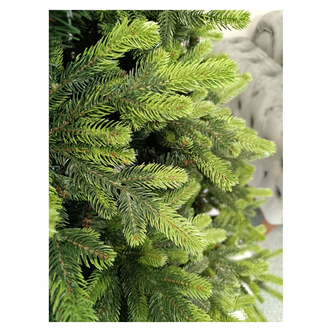 Műfenyő Deluxe, Carpati zöld ágvégekkel, 2D+3D, 250cm - 4
