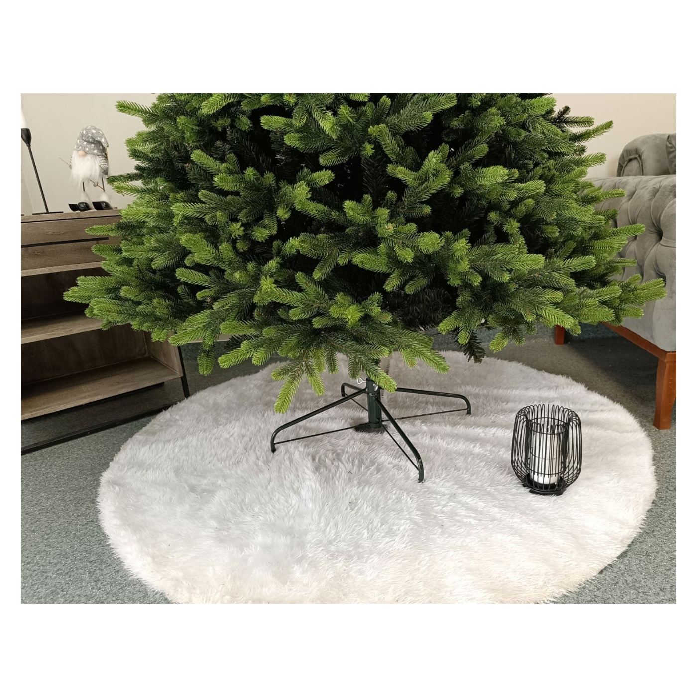 Műfenyő Deluxe, Carpati zöld ágvégekkel, 2D+3D, 250cm - 7