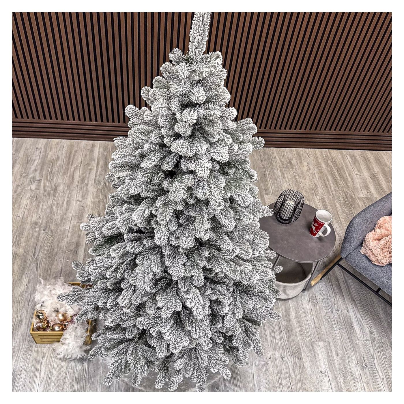 Műfenyő Deluxe, Kovalivka Select Hóval Borított, Integrált 3D, 180cm - 6
