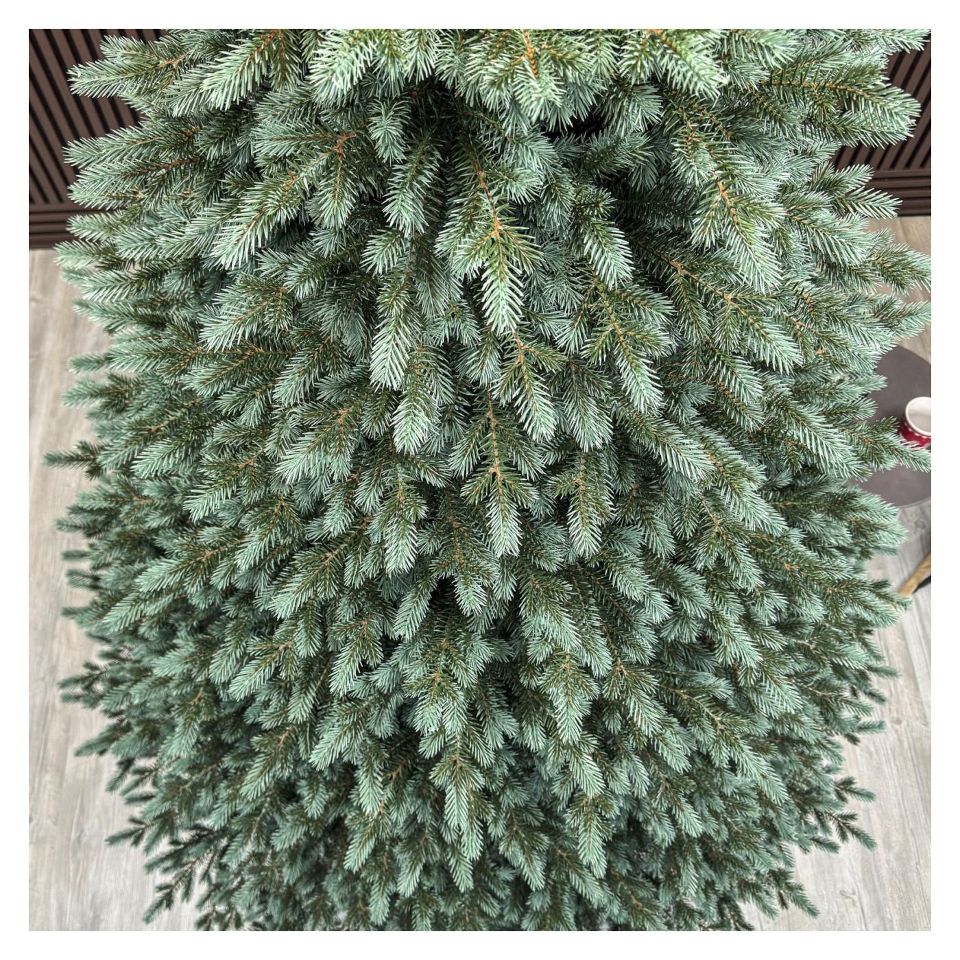 Műkarácsonyfa Deluxe, Alaska Select Ezüst Zöld, Teljesen 3D, 300 cm - 4