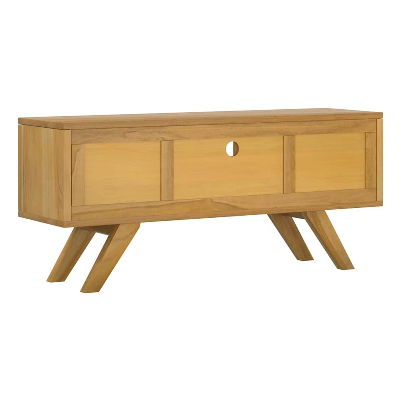 TV omarica, 110x30x50 cm, masivni tikov les - 6