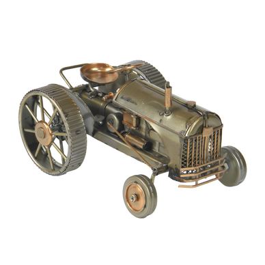 Tractor decorativ din metal Signes Grimalt By Sigris - stil vintage - 10x10x16 cm